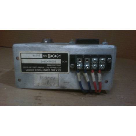 Static Controls 920PS-24-2 Power Supply - Used