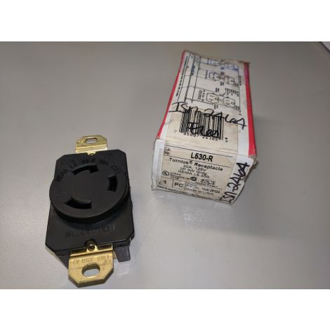 PASS & SEYMOUR L530-R TURNLOK RECEPTACLE NEW IN BOX