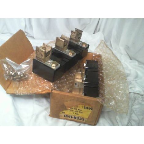 Allen Bradley 1491-N333 Fuse Block  250-600 Volt 61-100 Amp 3 Pole  NEW IN BOX