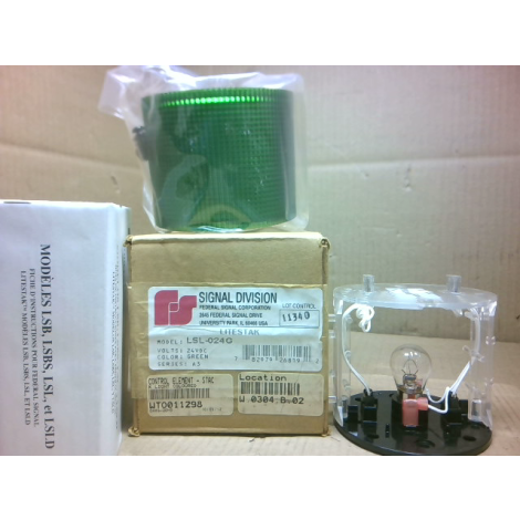 Federal Signal LSL-024G Green Stack Light - NEW IN BOX