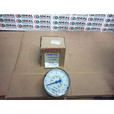Festo Manometer Pressure Gauge 162840 NEW IN BOX