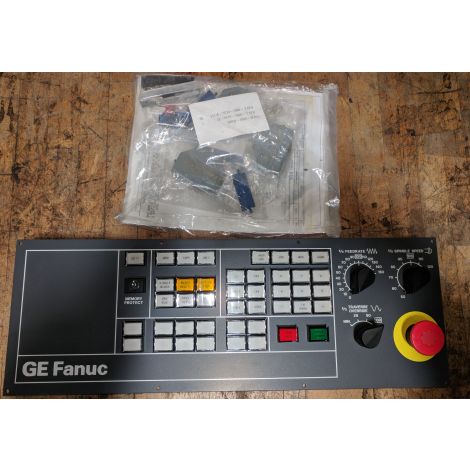 GE Fanuc I Series 44A731183-G02 CNC Operator Panel w/ Keys and Accessories 