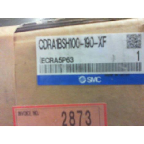 SMC CDRA1BSH100-190-XF Pneumatic Rotary Actuator - New in Box