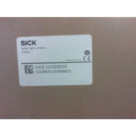 SICK C40E-1203DB200 SAFETY LIGHT CURTAIN RECEIVER Sealed in Factory Packaging