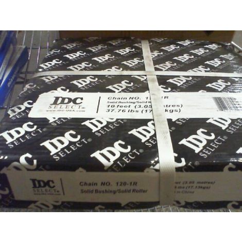 IDC Select 120-1R Riveted Roller Chain 10FT 1-1/2" Pitch Size 120