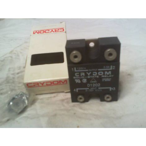 Crydom D1202 Solid State Relay 3-32 V 120 Volts 2.5 Amps - New In Box
