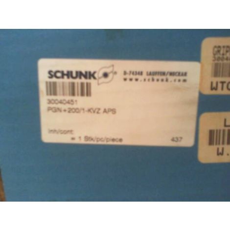 Schunk PGN2001KVZAPS New In Box