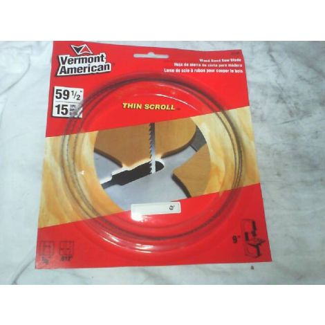 Vermont American 31142 Wood Band Saw Blade 59-1/2 " x 1/8" x .012" - New In Box