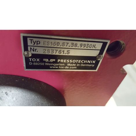Tox Pressotechnik ES160.57.38.99 Pneumatic-Hydraulic Intensifier Unit - Used