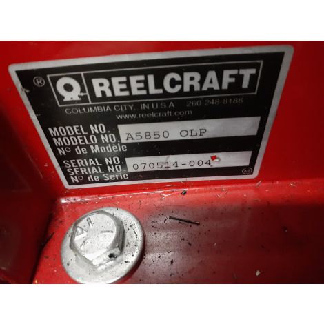 Reelcraft A5805 OLP Heavy Duty Reel - Used
