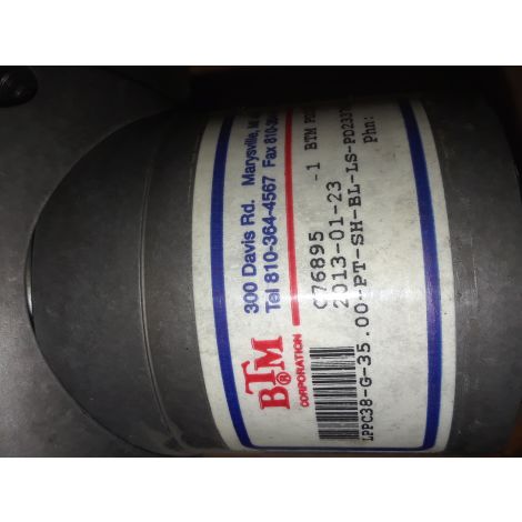 BTM LPPC38-G-35.00-PT-SH-BL-LS-PD233700A, Locking Hook Clamp Port - Used
