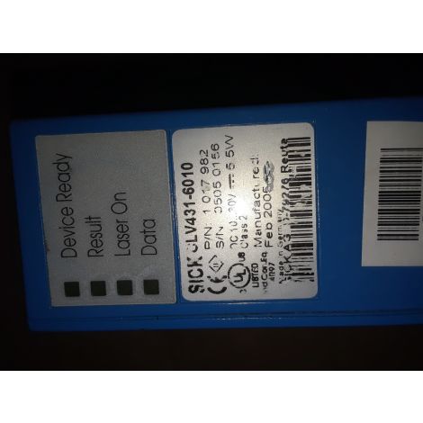 Sick CLV431-6010 Long Range Barcode Scanner - Used