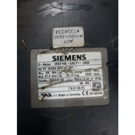 Siemens 1FK71055AC711AG3 Repaired