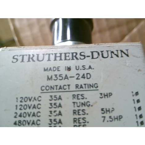 STRUTHERS DUNN M35A-24D Power Relay - Used