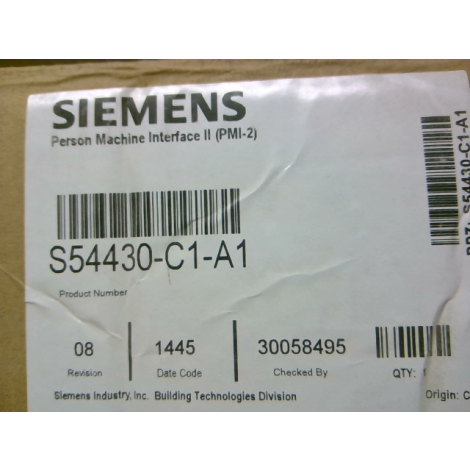 Siemens PMI-2 Person Machine Interface Operation Control Panel  - New In Box