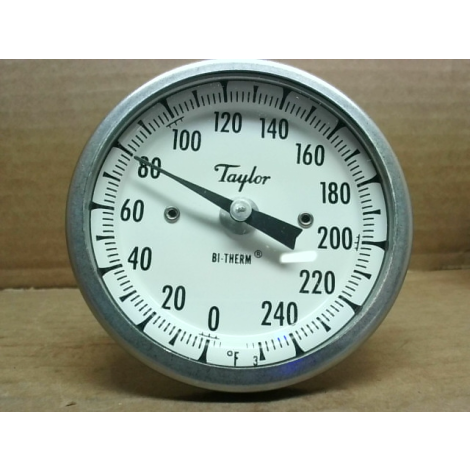 TAYLOR BB3104E083 3IN  4IN Stem Btherm Dial Thermometer - New In Box