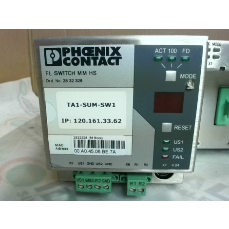 Phoenix Contact 28 32 328 Fl Switch MM HS IP: 120.161.33.62 - Used