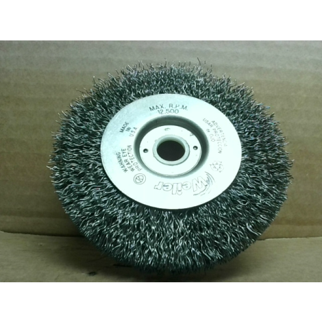 Weiler 00135 4" Narrow Face Crimped Wire Wheel .0118" Steel 5/8 - New No Box