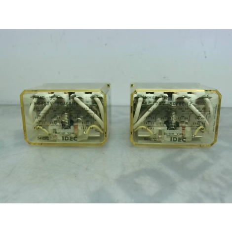 IDEC RH4B-UL Ice Cube Relay 14 Pin 24VDC 10A 240VAC (2 PCS) - New No Box