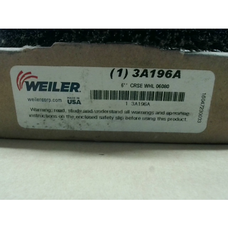 Weiler 3A196A Coarse Wheel Trulock 5/8 - New In Box