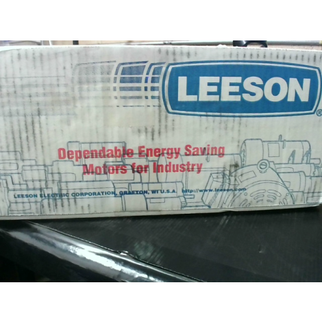 Leeson M1145038.00 0.16 HP Gearmotor 43/36 RPM Frame 38 115/230 - Factory Sealed