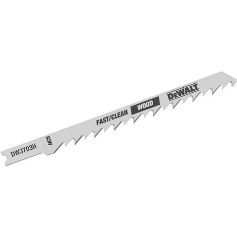 DEWALT DW37031 4-Inch 6TPI Cobalt Steel U-Shank Jig Saw Wood Cutting Blade