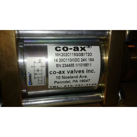 CO-AX MK202C116GGB1T20 SOLENOID VALVE New in Box