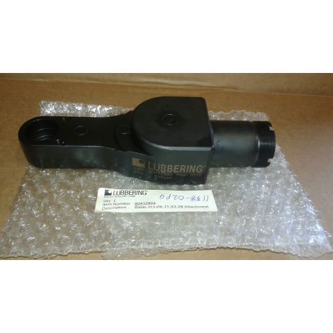 LUBBERING 80432804 IN LINE 11-43-28 ATTACHMENT TOOL HOLDER HEAD New in Box
