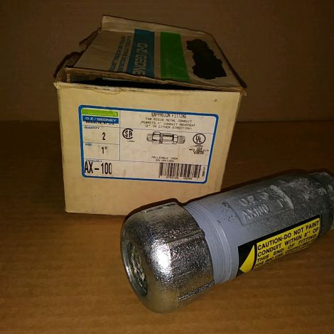 O-Z Gedney AX-100 Expansion Fitting - New in Box