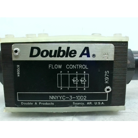 Double A  NNYYC-3-10D2  Flow Control Valve - New No Box