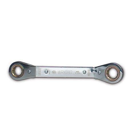 Wright Tool 9425 3/8-Inch x 7/16-Inch 12 Point Offset Reversable Ratcheting Box Wrench - NEW
