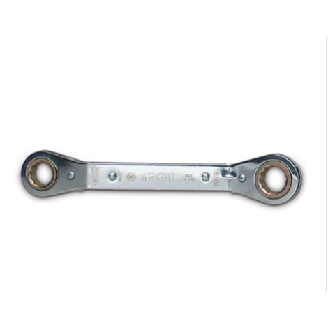 Wright Tool 9424 1/4-Inch x 5/16-Inch 12 Point Offset Reversable Ratcheting Box Wrench - NEW