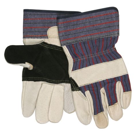 Memphis 1921L Grain Pigskin Leather Palm Gloves Large (12 Pair) 2.5" Cuff - NEW