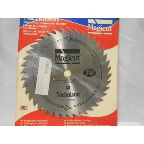 Magicut 80557 7 1/4" Magicut Circular Saw Blade 9400 rpm Max - New In Box