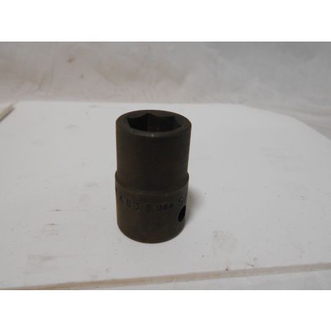 Wright Tools 4818 1/2 Drive 9/16-Inch 6 Point Standard Impact Socket
