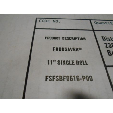 SUNBEAM PRODUCTS FSFSBF0616P00 REFILL ROLL - NEW IN BOX