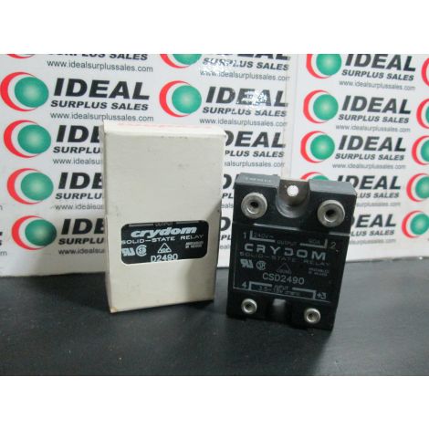Crydom D2490-10 Solid State Relay 90A 32VDC - New In Box