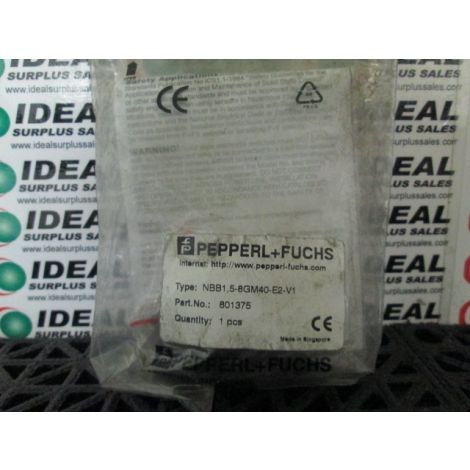 Pepperl & Fuchs NBB158GM40E2V1 Inductive Proximity Switch - New In Box