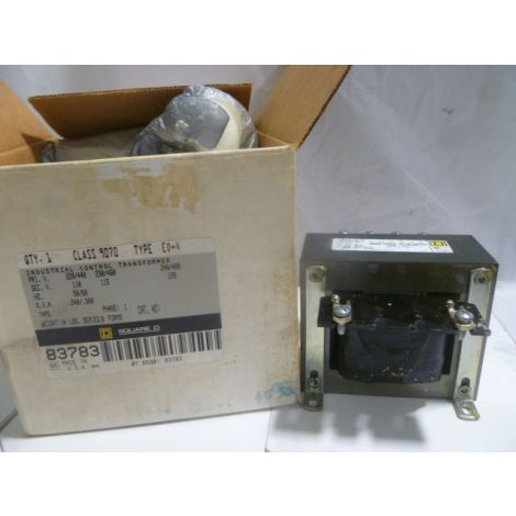 Square D 9070E0-4 Control Transformer .300KVA 220-480HV 110-120LV